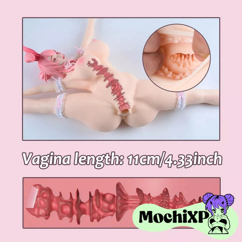Bunny 1.25 Anime Figure Masturbator with Pink Hair 1.6kg (3.5lb)