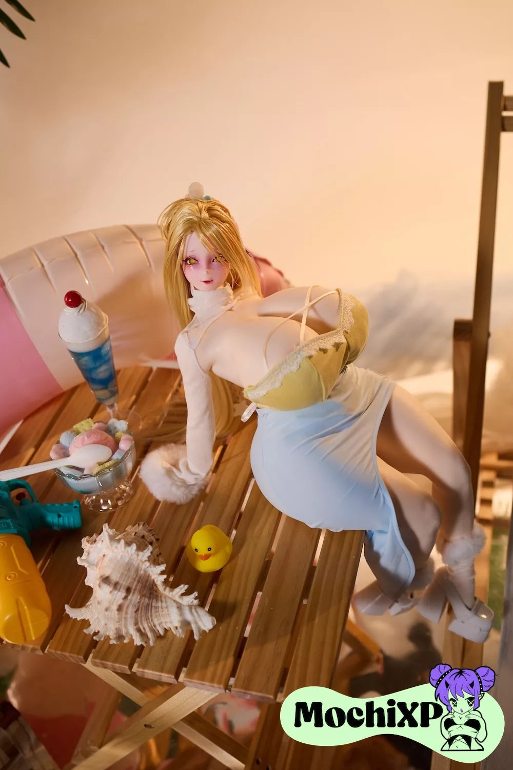 Ella - Busty Blonde Mini Anime Sex Doll | 66cm (25.9in)