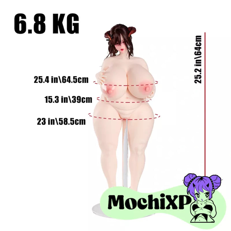 Hailey - BBW Succubus Mini Sex Doll - 64cm (25.1in)