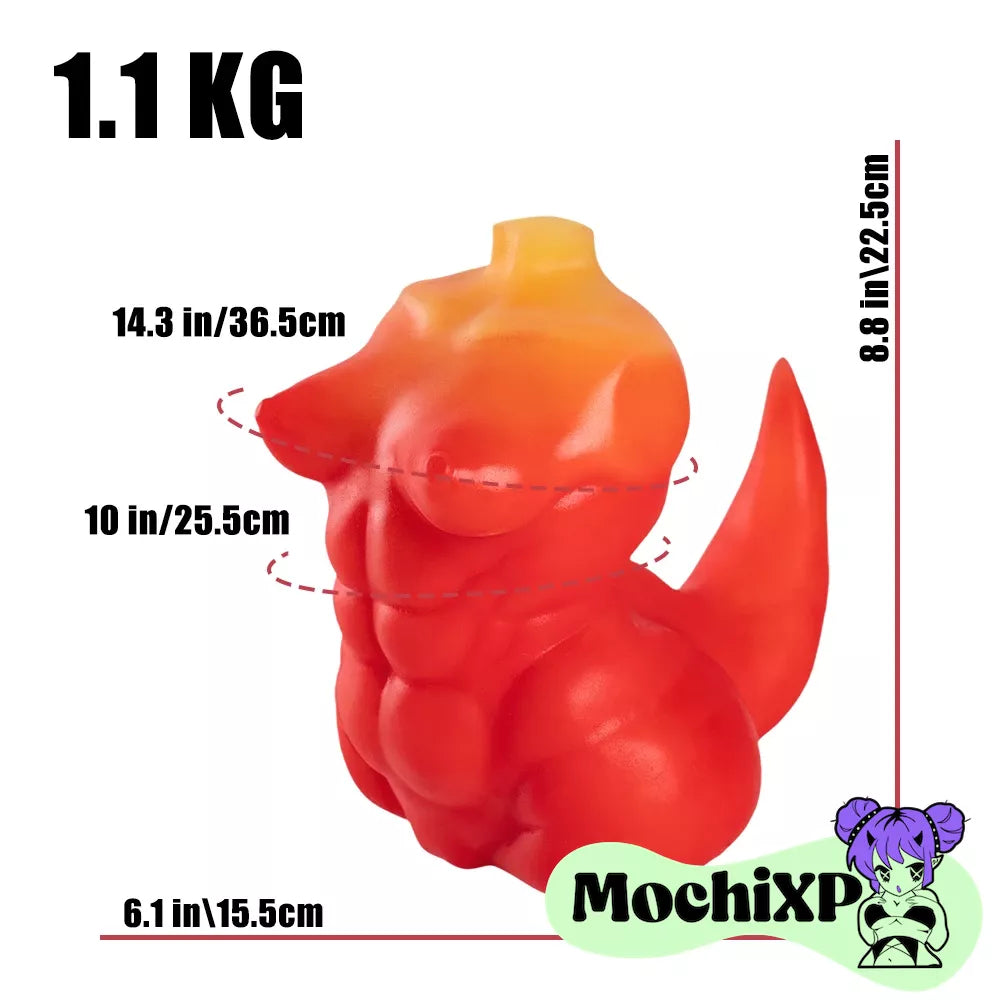 Konobayashi Furry Dragon Torso in Premium Silicone - 1.75kg (3.86lbs)