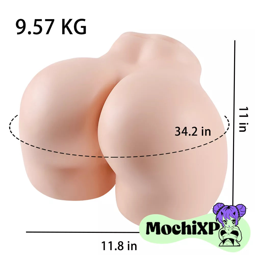 Luna Silicone Butt Torso with Lifelike Curves - 9.57kg (21lbs)
