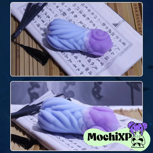 Mermaid Pocket Pussy with Deep 3D Ribbed Tunnel in Soft Silicone