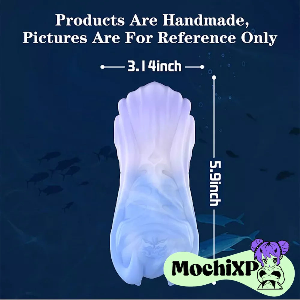 Mermaid Pocket Pussy with Deep 3D Ribbed Tunnel in Soft Silicone