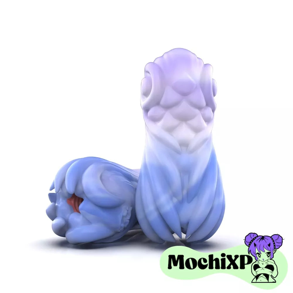 Mermaid Pocket Pussy with Deep 3D Ribbed Tunnel in Soft Silicone