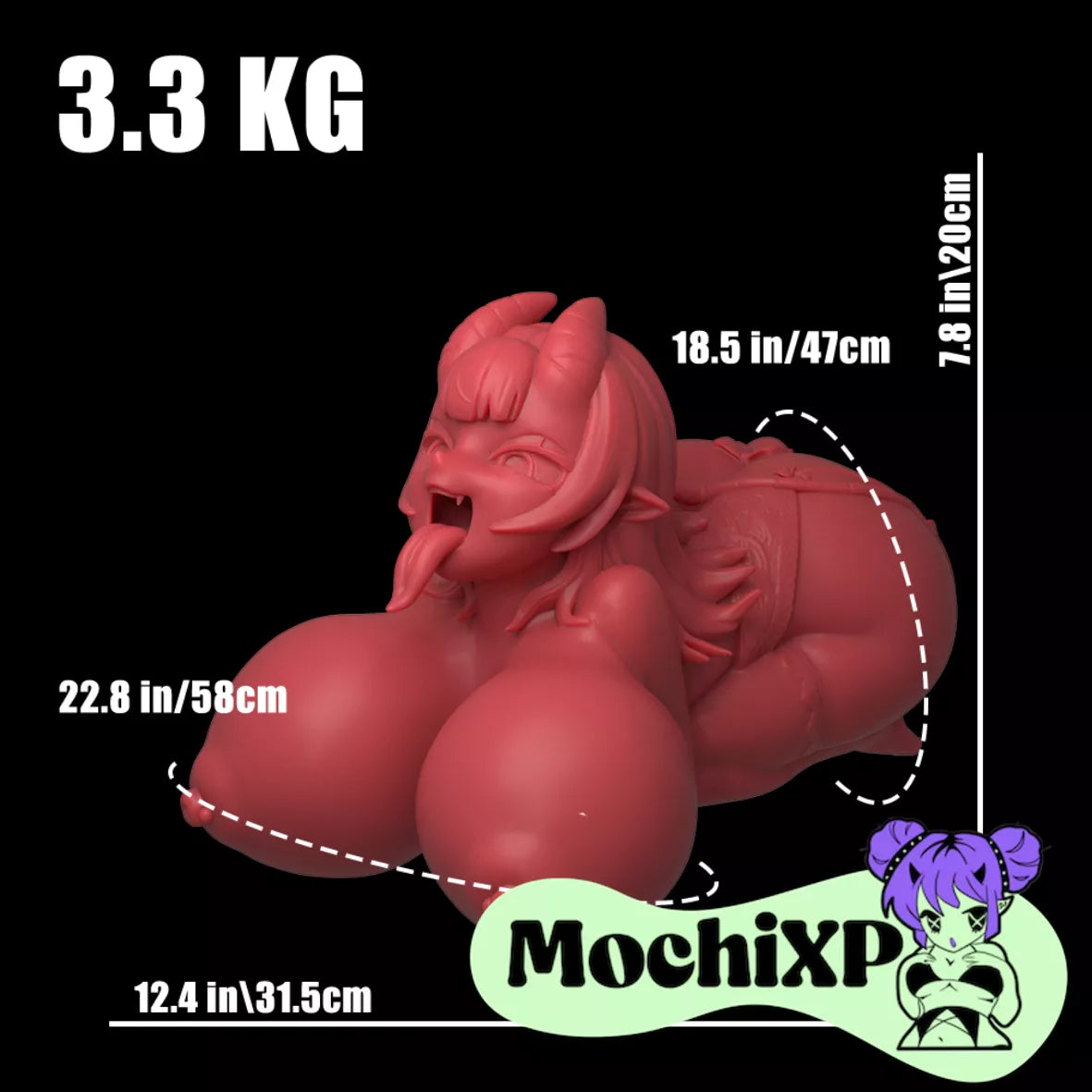 Meru the Succubus Oral Sex Toy Masturbator - 3.35kg (7.39lb)