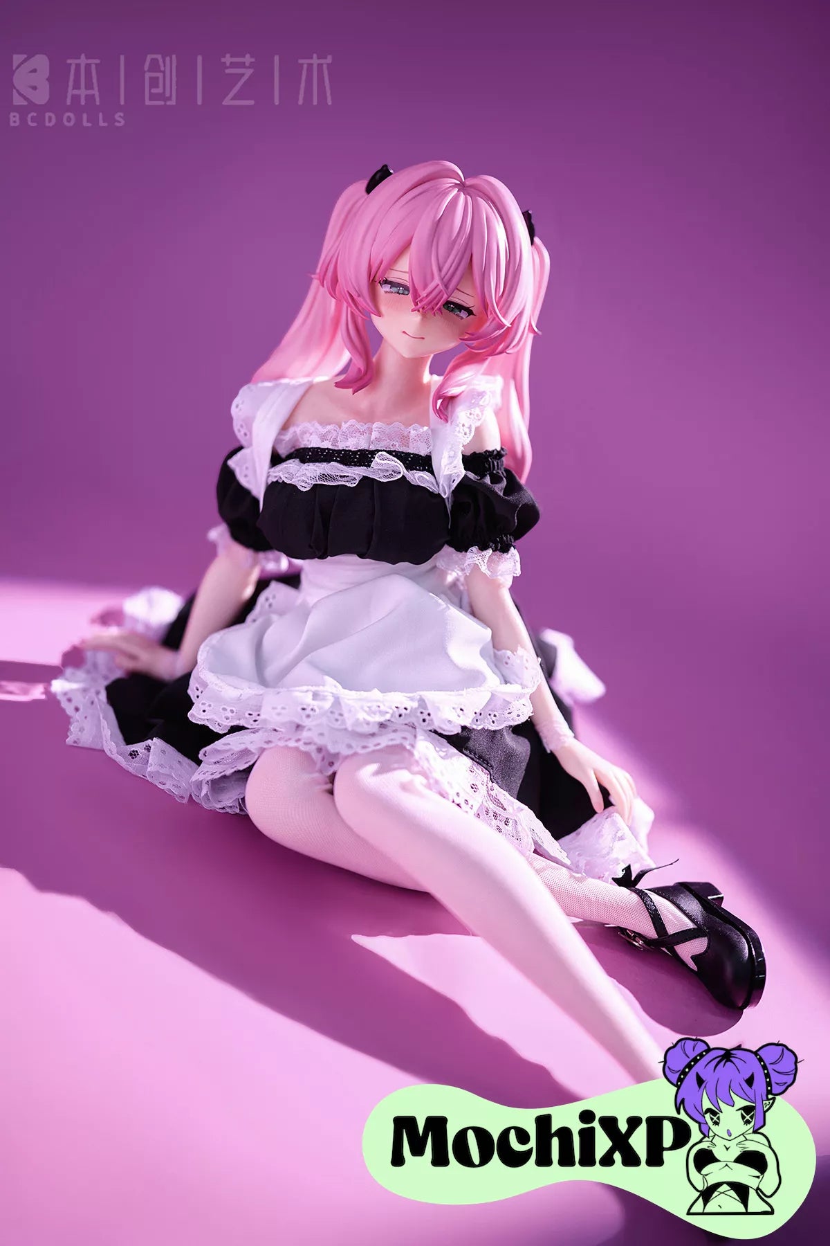 Mina Mini Maid Sex Doll – Pink Hair Style