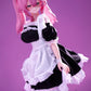 Mina Mini Maid Sex Doll – Pink Hair Style