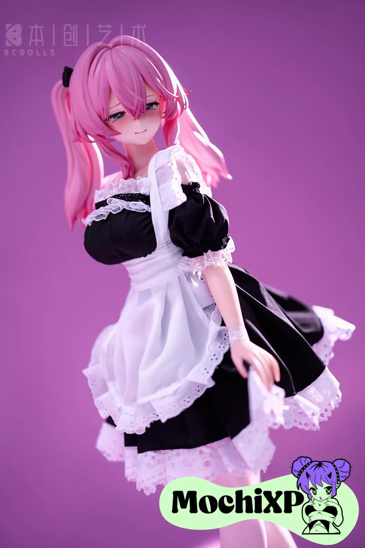 Mina Mini Maid Sex Doll – Pink Hair Style