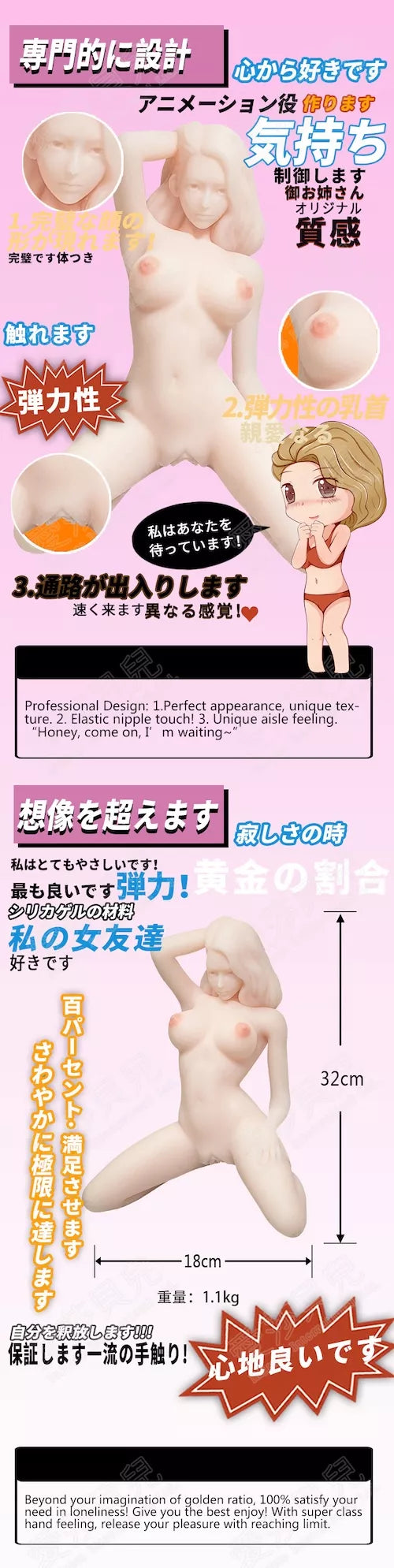 Namiko Milf Masturbator - 1.1kg (2.5lb)