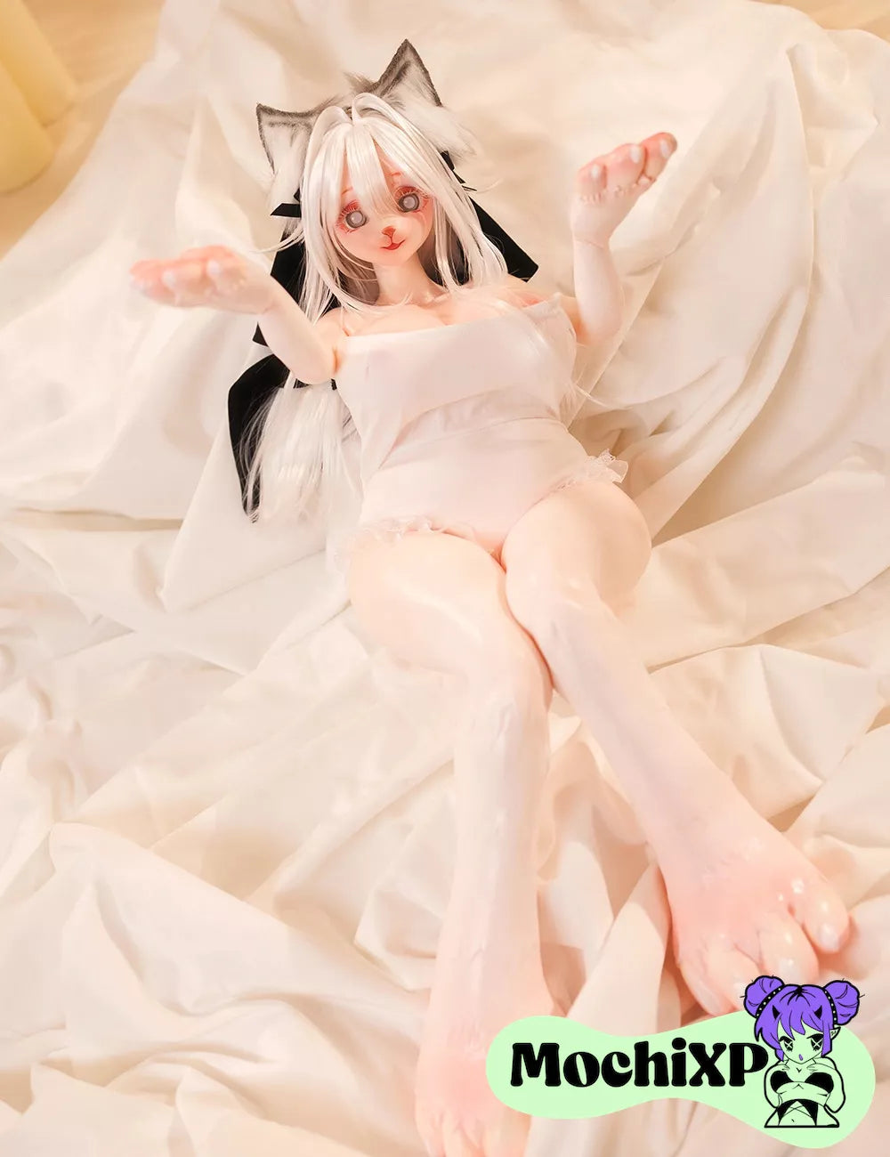 Nicole - Neko Furry Mini Sex Doll - 64cm (25.1in)