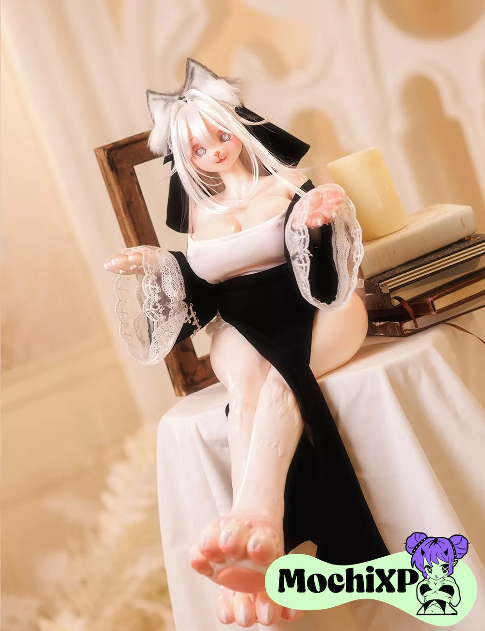 Nicole - Neko Furry Mini Sex Doll - 64cm (25.1in)