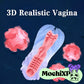 Nine Tails Pocket Pussy with Multi-Texture Silicone Core