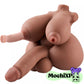 Robin Futanari Mini Torso with Penetrable Nipples & Realistic TPE - 4.5kg (9.92lbs)