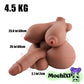 Robin Futanari Mini Torso with Penetrable Nipples & Realistic TPE - 4.5kg (9.92lbs)