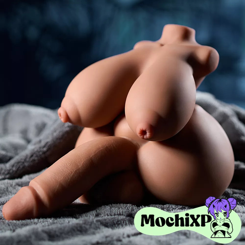 Robin Futanari Mini Torso with Penetrable Nipples & Realistic TPE - 4.5kg (9.92lbs)