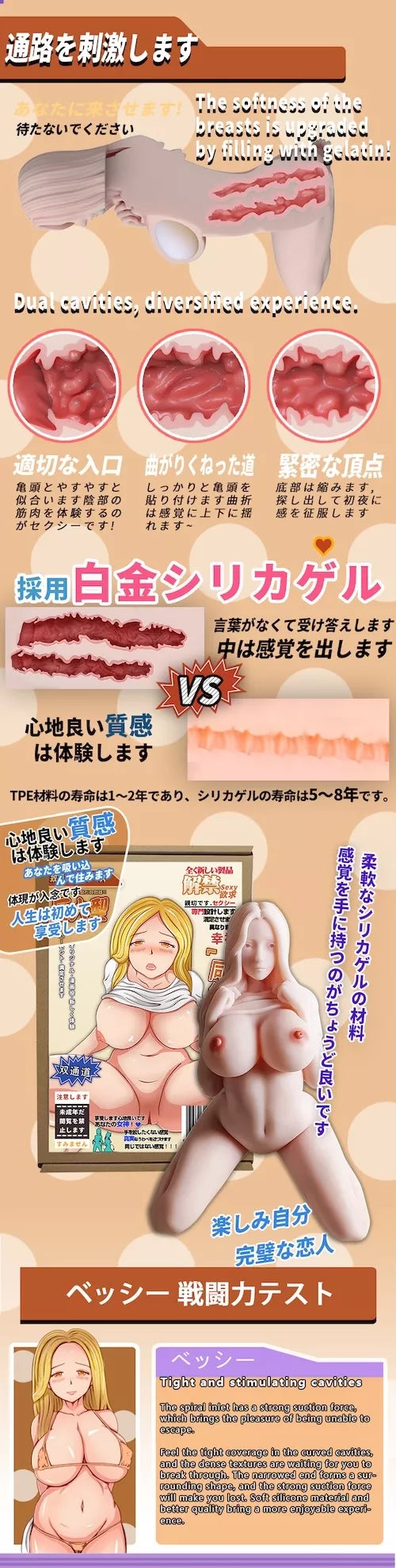 Tanaka Mai - Dual Cavities Busty Masturbator - 5kg (11lbs)